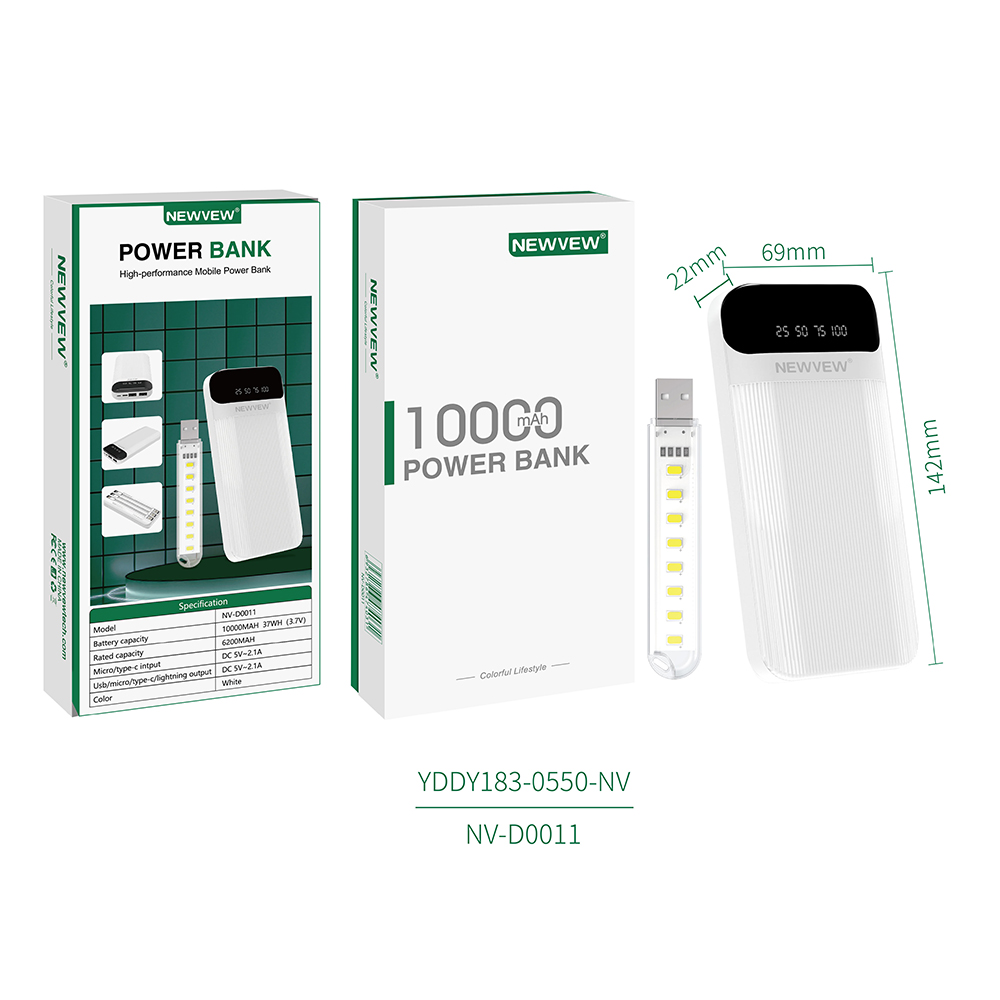  POWER BANK 10000mAh de NEWVEW 