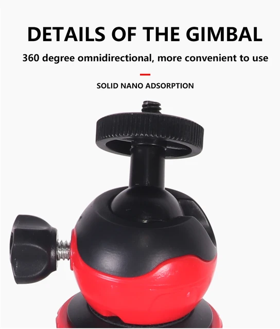 Trépied Flexible Multifonction avec Accessoires 