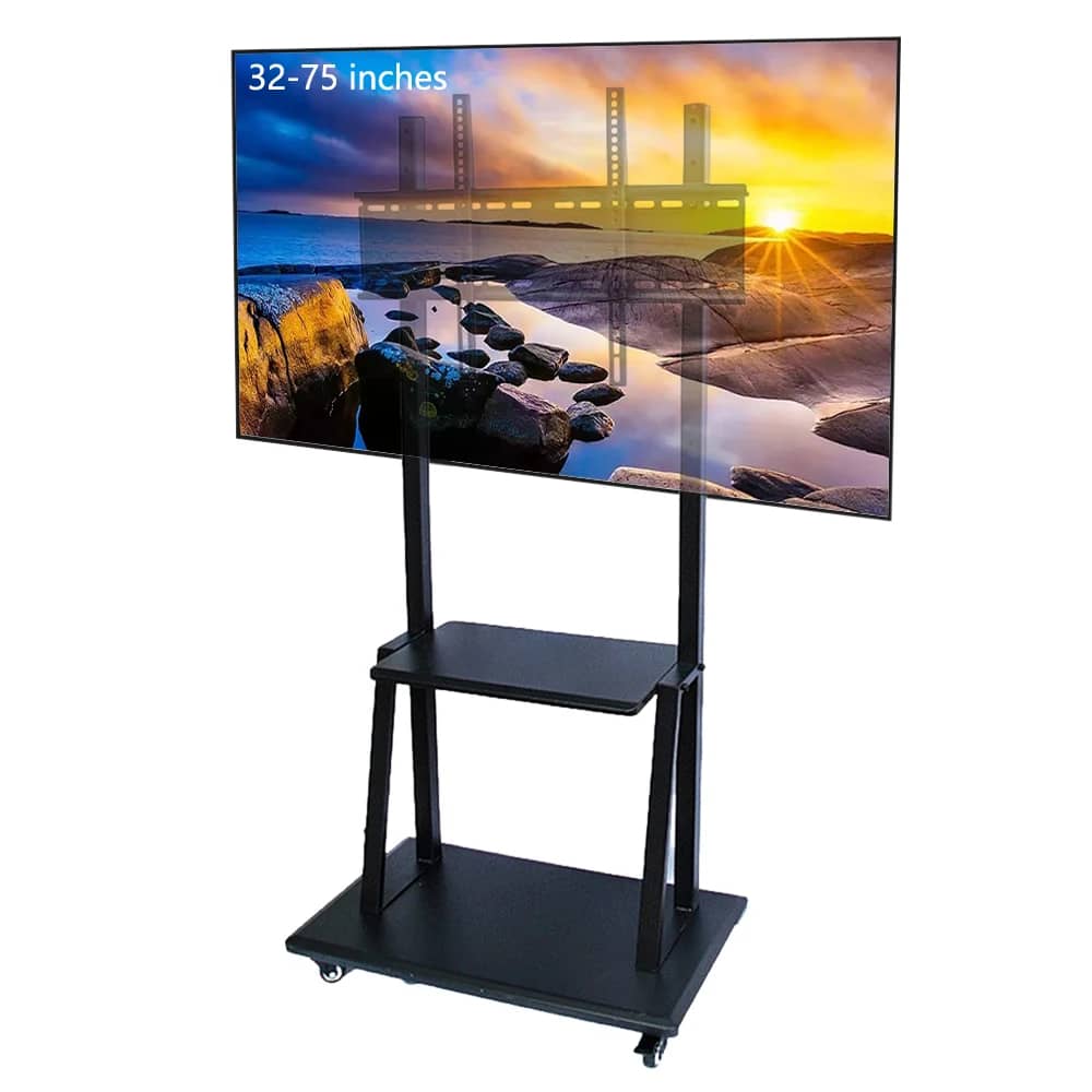 Chariot / Support TV Mobile Professionnel MEDIAPOR