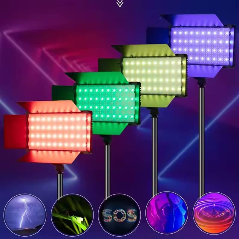 Lampe LED RGB Professionnelle pour Photo/Vidéo