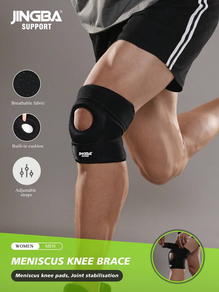 Soutient genou à ouverture centrale