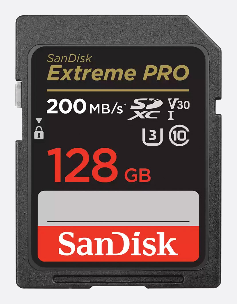 CARTE MEMOIRE SANDISK 128GB EXTREME PRO SDXC UHS-1