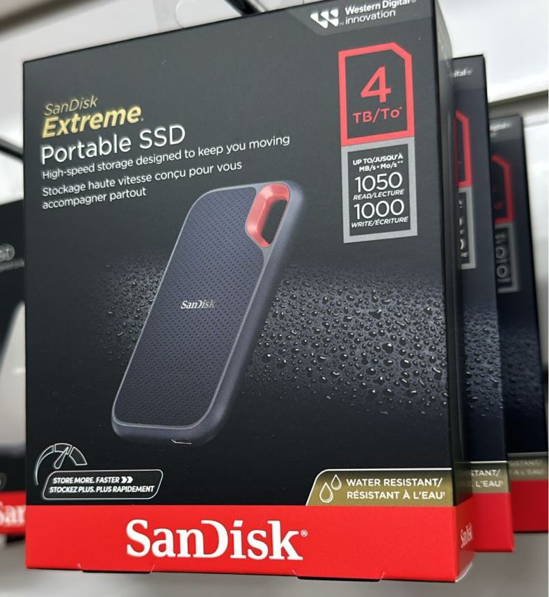Disque SSD externe SanDisk 4 To