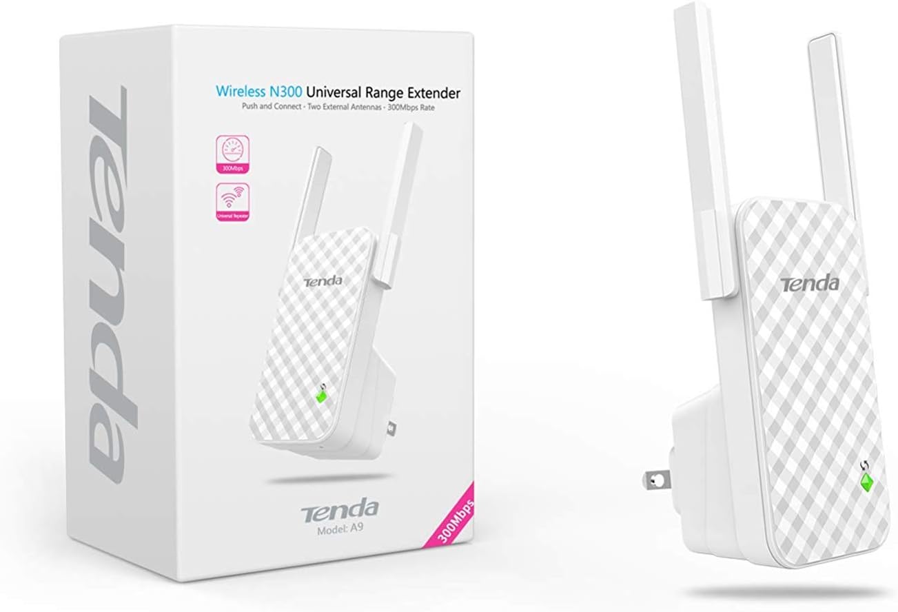 Répéteur WiFi Sans Fil Tenda A9 – Étendez Votre Co
