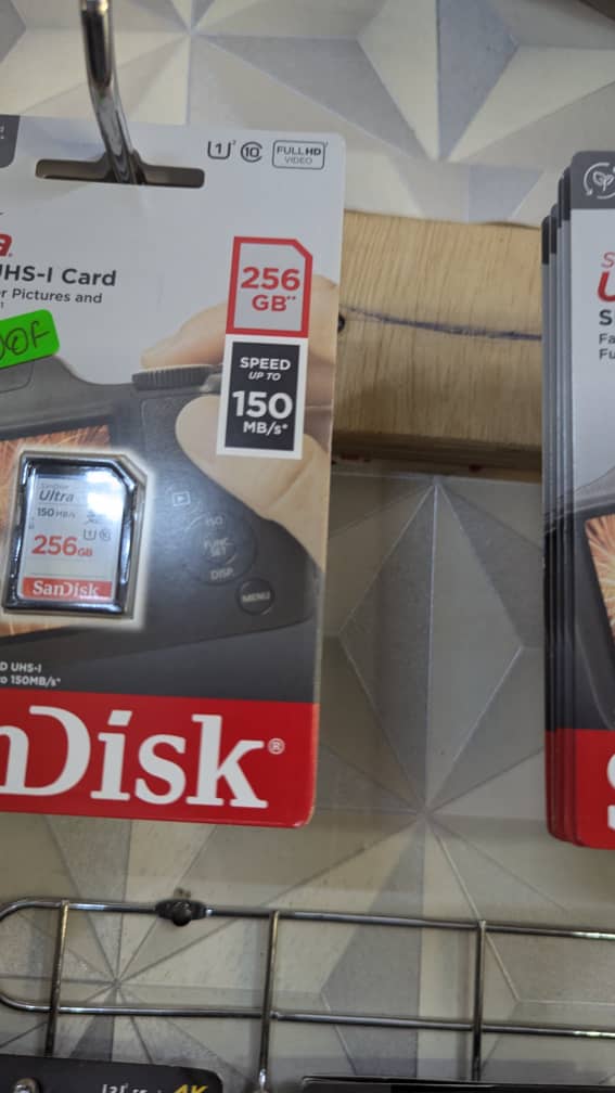 CARTE MEMOIRE 256GB SDXC UHS-I CARD DE  SANDISK