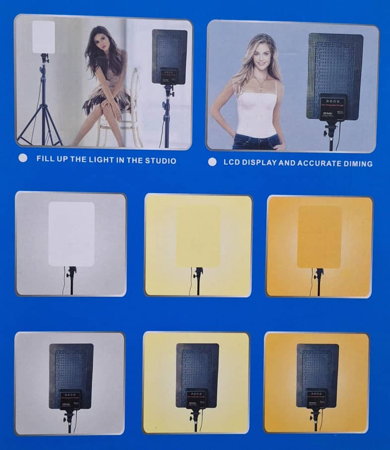 Lampe LED Professionnelle pour Photo et Vidéo